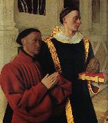 Jean Fouquet Etienne Chevalier and Saint Stephen Spain oil painting artist